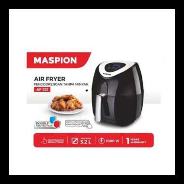 Air Fryer Maspion AF321 Menggoreng Tanpa Minyak HITAM
