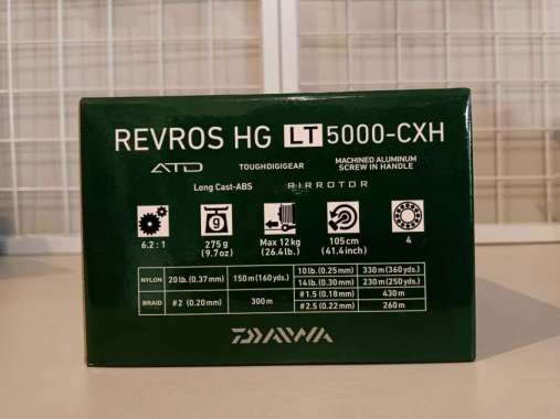 REEL SPINNING DAIWA REVROS LT CXH Power Handle 5000