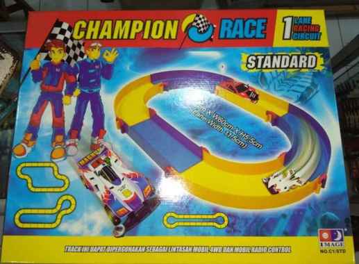 Track Tamiya RC (Radio Control) 1 Jalur Image Champion Race 1 Lane