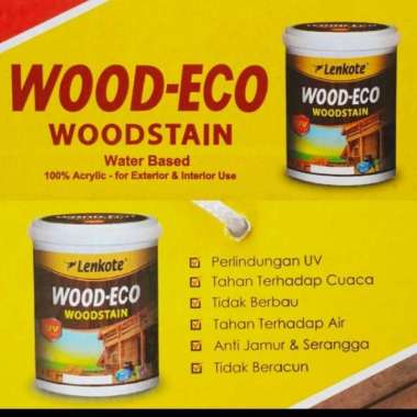 WOOD ECO WOODSTAIN-ACRYLIC WATER BASED 0,9ltr