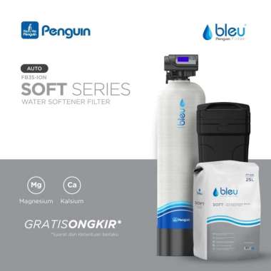 Filter Air Penguin Bleu FRP 1035 Automatic Resin + Brine Tank White