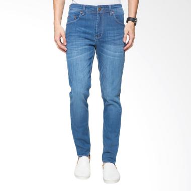 2NdRED 133236 Slim Fit Wiskers Celana Panjang - Biru Muda