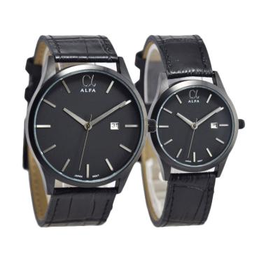 Alfa Couple Edition D45H17055010CHTM Date Jam Tangan Pasangan