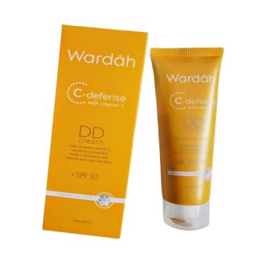 Wardah C-Defense DD Cream SPF 30 Light  Pelembab Wajah [20 mL]