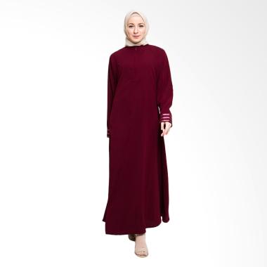 Allev Husna Dress Muslim - Maroon