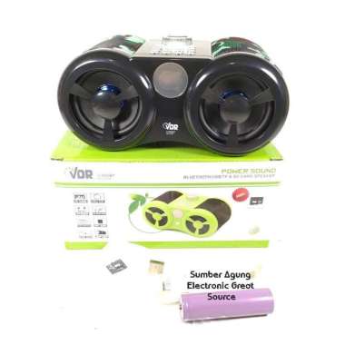 VDR V3900BT New Star Speaker Teropong Bacaan Ayat Alquran TF USB FM Hitam