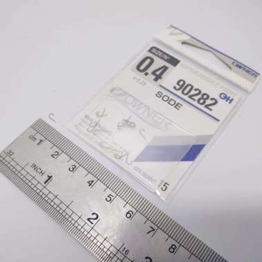 Kail Pancing Owner Sode 90282 No 0.4 Tanpa Lubang BB019004 silver