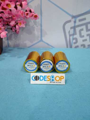 KERTAS THERMAL CODESHOP UKURAN 80X50 KERTAS ORIGINAL MERK CODESHOP EMAS