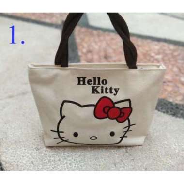 Tas Kanvas Impor Bahu Mini / Trendi Kasual Bag