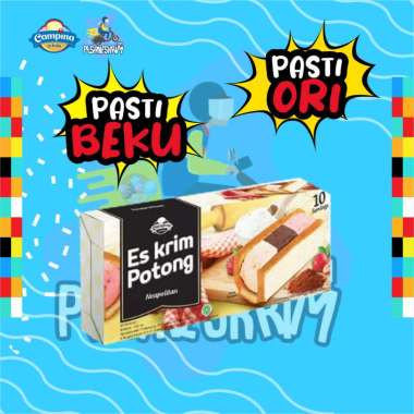 Promo Harga CAMPINA Es Krim Potong Neapolitan 1000 ml - Blibli