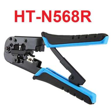 Crimping Tool Telecom RJ45 RJ11 RJ12 LAN Network Strip Cutter HT-568R