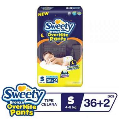 Promo Harga SWEETY Bronze Over Nite Pants S36+2 38 pcs - Blibli