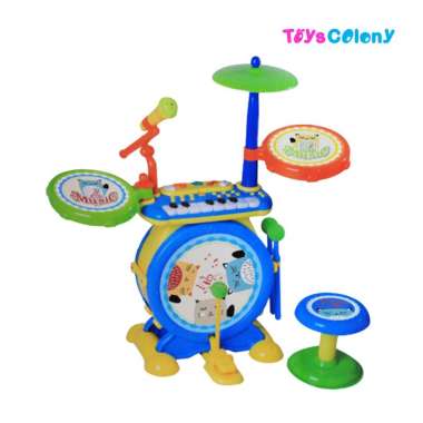 TOYSCOLONY Baby Drum Set - Rock and Roll Drum Combination Set Drum Bayi