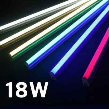 Lampu TL Neon T5 LED 18W 120cm Tube Warna Warni white 20 w