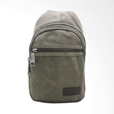 AITIA 14 Fashion Tas Selempang Pria - Hijau Army