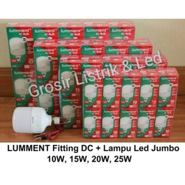 Lumment Fitting DC + Lampu LED Jumbo 12V 20W