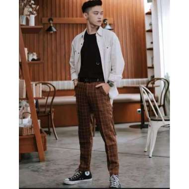 Harga Tartan Pria Coklat Terbaru Juli 