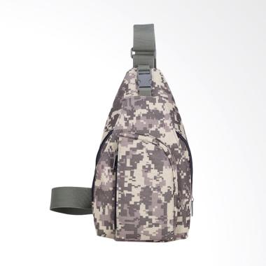Army Crossbody Bag / Slingbag Tas Selempang Pria - Grey