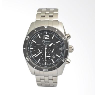 Alexandre Christie AC6407MSB Fashion Silver Jam Tangan Pria