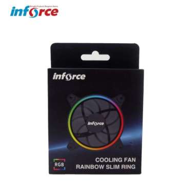 INFORCE COOLING FAN CASE 120MM 12 CM CPU COOLER RGB - SLIM RING