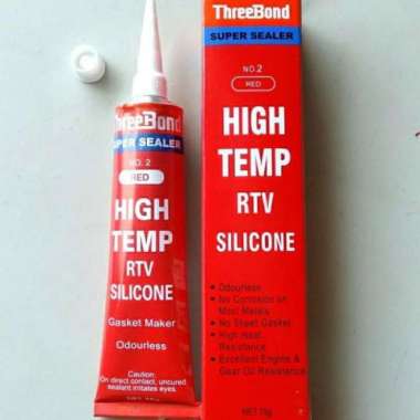 ThreeBond Super Sealer No.2 75 gram Red Lem Gasket ThreeBond Red 75gr THREEBOND RED no 2 75 gr merah