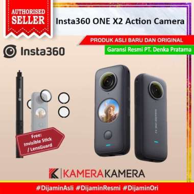 KameraKamera Insta360 ONE X2 / Insta 360 One X2 Action Camera GARANSI RESMI Hitam
