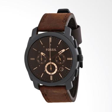 Fossil Jam Tangan Pria - Black Brown FS4656 Brown