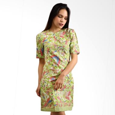 Denbagoes Batik Dress Batik Hijau