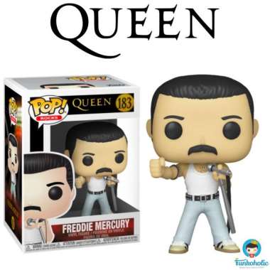 Funko POP! Rocks Queen - Freddie Mercury Radio Gaga 1985 Live Aid #183