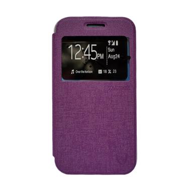ZAGBOX Flip Cover Casing for Oppo F3 Plus or R9S Plus - Ungu