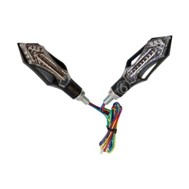 Agras Model Lancip Lampu Sein Led w ... Motor for CB 150R - Hitam
