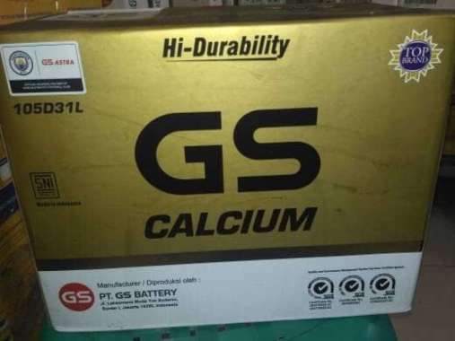 Aki mobil GS CALCIUM 105D31L 12V 100AH -62104