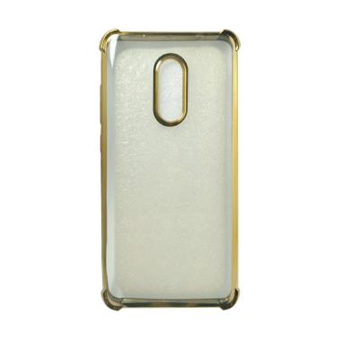 Case88 Anti Crack List Chrome Casing for Xiaomi Redmi Note 4 - Gold