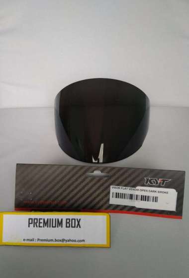 KYT Venom Open Visor Dark Smoke dark