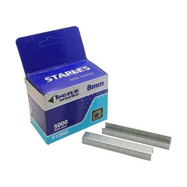 Benz Staple Nail / Anak Heckter F1008 8mm (5000pcs) Silver