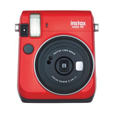 Fujifilm Instax Mini 70 Kamera Polaroid - Merah