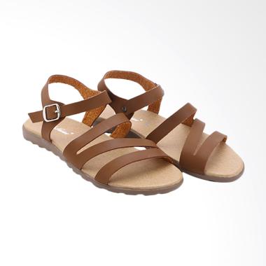 Dr.Kevin 26106 Women Leather Sandals Wanita - Coklat