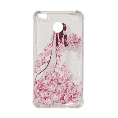 Winner Anti Crack Silicone Casing for Xiaomi Redmi 4X - Pink Gown