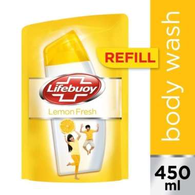 Promo Harga Lifebuoy Body Wash Lemon Fresh 450 ml - Blibli