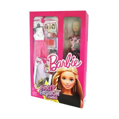 Mattel Barbie Party Fashion Combo with Pink Dress Doll Mainan Anak Perempuan Mattel Barbie Party Fashion Combo with Pink Dress Doll Mainan Anak Perempuan