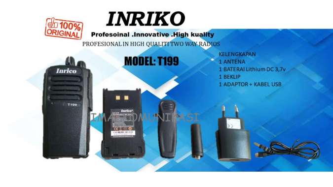 HT. INRICO T199 NETWORK RADIO GLOBAL COMUNICATION.