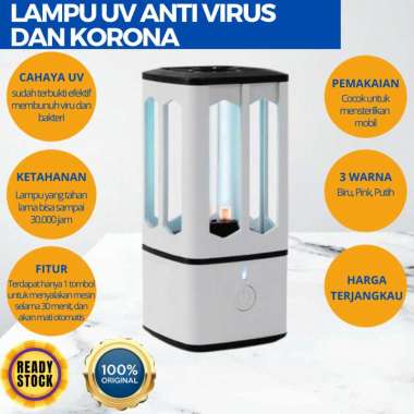 LAMPU UV ANTI VIRUS KORONA/SINAR UV LIGHT/Sterilizer Mobile Lampu Ozon