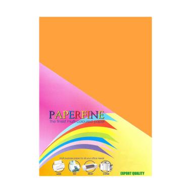 Paperfine Plano Cyber Kertas HVS - Orange [61x86 cm/100 Lembar] Orange
