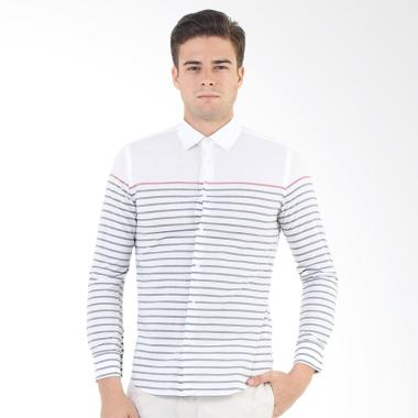 MOC Manzone Bidjan Putih Kemeja Pria - White