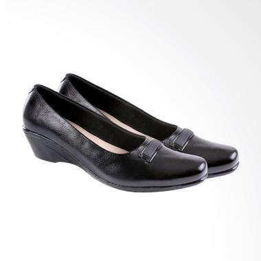Garucci GRN 5177 Wedges Shoes Formal Sepatu Wanita - Black