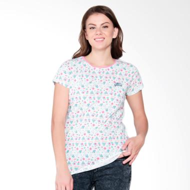 3 Second Ladies 1710 117101722CR Girls Tee Kaos Wanita - Cream