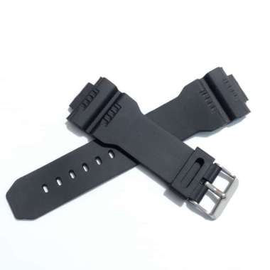 REPLACEMENT STRAP TALI JAM ALFA WATCH W3001 W-3001 RUBBER HITAM