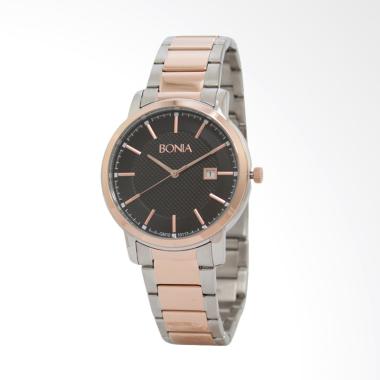 Bonia Jam Tangan Pria - Silver Rosegold B10112-1632