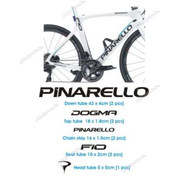 Terbaru cutting sticker PINARELLO DOGMA F10 stiker sepeda Limited