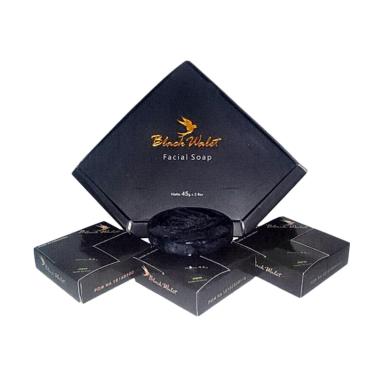 Black Walet Facial Soap [3 pcs] Black/Mud